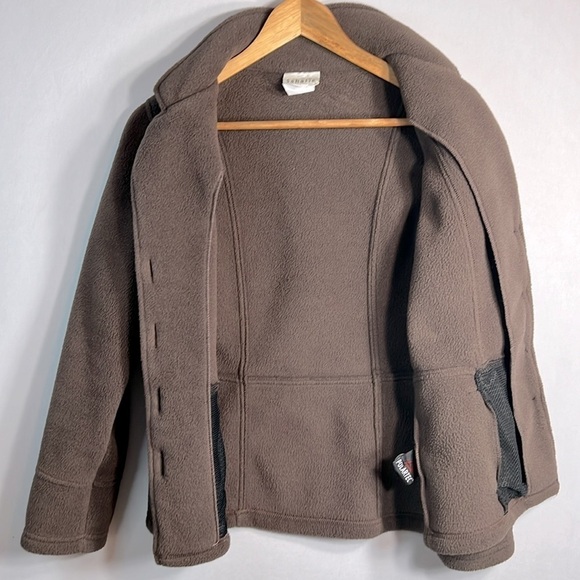 Sahalie Polartec Fleece Button Pea Coat size S - Picture 8 of 8